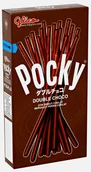 Paluszki - Glico Słodkie Paluszki Pocky Double chocolate 39g - miniaturka - grafika 1