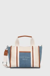 Pepe Jeans torebka kolor beżowy - Torebki damskie - miniaturka - grafika 1