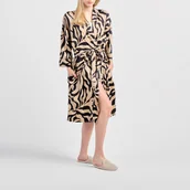 Szlafroki damskie - szlafrok z bawełny satynowej Kamea - miniaturka - grafika 1