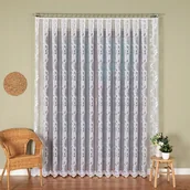 Firany - FIRANKA ŻAKARDOWA METRAŻOWA 107250 250 BIAŁA ZE WZOREM PO CAŁOŚCI - miniaturka - grafika 1