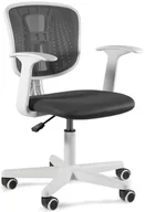 Krzesła obrotowe dla dzieci - Krzesło obrotowe dla dzieci SATOSHI w kolorze szarym z siatką – lekkie, ergonomiczne, maksymalne obciążenie 100 kg - miniaturka - grafika 1