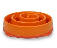 Miski dla psów - FUN FEEDER Miska plastikowa spowalniająca jedzenie MINI/MEDIUM pomarańczowa [51004] - miniaturka - grafika 1
