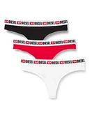 Majtki damskie - Diesel Damskie stringi UFST-STARS-THREEPACK 3 sztuki, E5127-0eaxl, L - miniaturka - grafika 1
