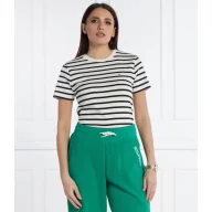Koszulki i topy damskie - Tommy Hilfiger T-shirt | Slim Fit - miniaturka - grafika 1