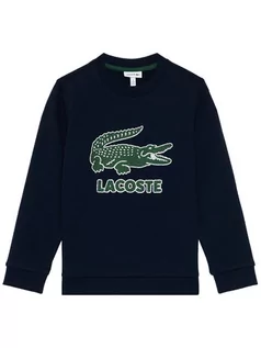 Bluzy dla chłopców - Lacoste Bluza SJ1964 Granatowy Regular Fit - grafika 1