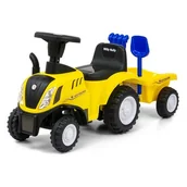 Jeździki dla dzieci - Milly Mally Jeździk Pojazd New Holland T7 Traktor żółty GXP-797609 - miniaturka - grafika 1
