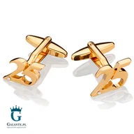 Spinki do mankietów i krawatów - Galante Spinki do mankietów X2 Jubilat 25 - miniaturka - grafika 1