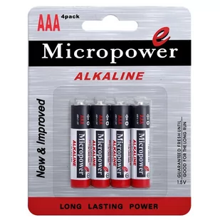 Micropower Bateria AAA LR03 1,5 V - Baterie i akcesoria - miniaturka - grafika 1
