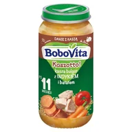 Dania dla dzieci - BoboVita Kaszotto! Kasza bulgur z indykiem i batatem po 11 miesiącu 250 g - miniaturka - grafika 1