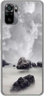 Etui i futerały do telefonów - Pokrowiec King Design kompatybilny z plastikowym, miękkim etui na telefon Xiaomi Redmi Note 10S - etui na telefon komórkowy rocks clouds - miniaturka - grafika 1