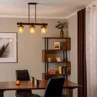 Lampy sufitowe - Avonni Żyrandol AV-4216-3EY, 3-pkt., regulacja wysokości - miniaturka - grafika 1