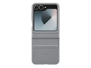 SAMSUNG Vegan Case do Galaxy Z Flip6 szary EF-VF741PJEGWW - Etui i futerały do telefonów - miniaturka - grafika 1