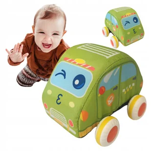 Miękkie auto taksówka miękki samochód nauka raczkowania pojazd napęd - Maty edukacyjne - miniaturka - grafika 1