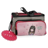 Kosmetyczki, organizery i kuferki - Santoro Gorjuss for My Love kosmetyczka, mała, trzy przegródki, fioletowy, 20,5 x 10,5 x 8,5 cm, ciemnofioletowa, mała kosmetyczka z trzema przegródkami, ciemny fiolet, mała kosmetyczka - miniaturka - grafika 1