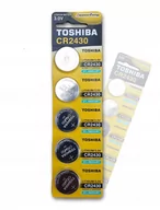 Baterie i akcesoria - Toshiba Baterie Litowe CR2430 PW BP-5 blister 5 szt - miniaturka - grafika 1