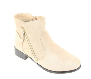 Botki damskie Cabin H2091B beż - Botki damskie - miniaturka - grafika 1