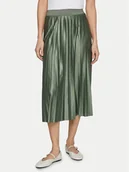 Spódnice - Vila Spódnica plisowana Nitban 14063241 Zielony Regular Fit - miniaturka - grafika 1