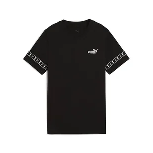 ESS Tape Layout Tee B PUMA czarna - Koszulki męskie - miniaturka - grafika 1