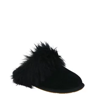 UGG Skórzane obuwie domowe SCUFF SIS | z dodatkiem wełny - Kapcie damskie - miniaturka - grafika 1