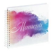Albumy fotograficzne - ALBUM SPIRALNY WATERCOLOR MOMENTS 28X24/50 - miniaturka - grafika 1