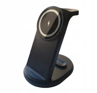 Ładowarki do telefonów - Ładowarka Magnetyczna 3 w 1 MagSafe Do Urządzeń Apple - miniaturka - grafika 1