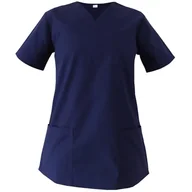 Odzież medyczna - Bluza medyczna, chirurgiczna damska kolor granatowy 4XL - miniaturka - grafika 1