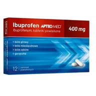 Witaminy i minerały - APTEO MED Ibuprofen Forte 400mg, 12 tabletek - miniaturka - grafika 1