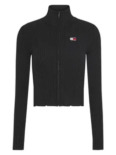 Tommy Hilfiger Kardigan w kolorze czarnym - Swetry damskie - miniaturka - grafika 1