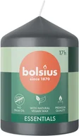 Świece - Świeca pieńkowa walec BOLSIUS Essentials 17H 8CM BURZOWY SZARY - miniaturka - grafika 1