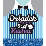 Fartuchy i rękawice kuchenne - Fartuch + rękawica KEMIS Dziadek najlepszy szef kuchni, 70x80 cm - miniaturka - grafika 1