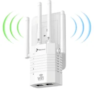 Wzmacniacze sygnału wifi - WZMACNIACZ SYGNAŁU SIECI WIFI 5 GHz 802.11ac REAPETER AC1200 EXTENDER 2xLAN - miniaturka - grafika 1