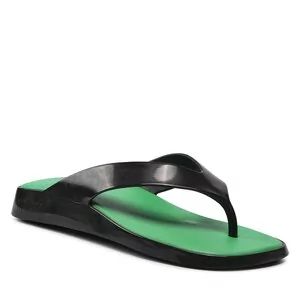 Japonki Melissa - Brave Flip Flop Ad 33699 Black/Green AH097 - Klapki i japonki damskie - miniaturka - grafika 1