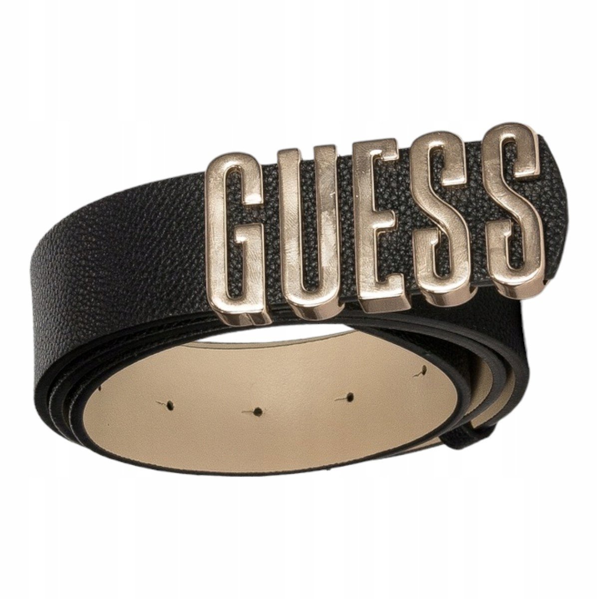 GUESS PASEK DAMSKI MERIDIAN NOT ADJ PANT CZARNY r.M