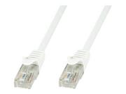 Patchcordy - Techly Pro techly pro TechlyPro Kabel sieciowy patch cord RJ45 Cat6 U/UTP 1m biały 100% miedź (029457) - miniaturka - grafika 1