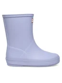 Buty dla dziewczynek - Hunter Kalosze HFC-02 Fioletowy - miniaturka - grafika 1