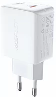 Ładowarki do telefonów - Acefast szybka ładowarka sieciowa USB Typ C 20W Power Delivery biały (A1 EU white) A1 white - miniaturka - grafika 1