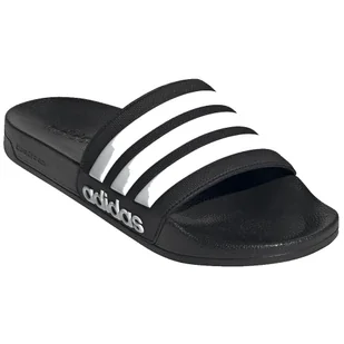 Męskie kapcie Adidas Adilette Shower Rozmiar butów (UE): 44,5 / Kolor: czarny/biały - Klapki i japonki męskie - miniaturka - grafika 1