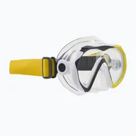 Maski do nurkowania - Maska do snorkelingu Aqualung Compass black/yellow - miniaturka - grafika 1