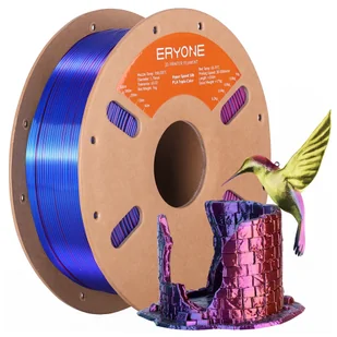 ERYONE High Speed Silk Tri-color PLA Filament 1kg Red - Filamenty i akcesoria do drukarek 3D - miniaturka - grafika 1