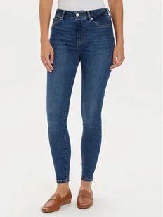 Tommy Hilfiger Jeansy Harlem WW0WW44114 Niebieski Skinny Fit - Spodnie damskie - miniaturka - grafika 1
