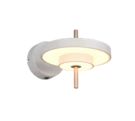 Lampy ścienne - KEATON 240270176 nowoczesny kinkiet LED 10W CCT 3stepDim wykończenie ciepły szary / kawowy - miniaturka - grafika 1