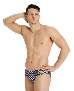 Kąpielówki męskie - ARENA Men's Swim Briefs Allover Slip Mężczyźni (Paczka 1) - grafika 1