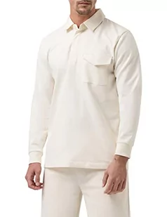 Pierre Cardin Męska bluza polo Rugby, perłowo-biała, XXL, biały perłowy, XXL - Bluzy męskie - miniaturka - grafika 1