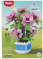 Klocki - MEGA CREATIVE, Klocki Konstrukcyjne Kwiaty 1112 Elementów - miniaturka - grafika 1