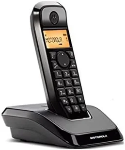 Motorola S1201 Telefon w systemie DECT Nazwa i identyfikacja dzwoniącego Czarny - Telefony stacjonarne - miniaturka - grafika 1