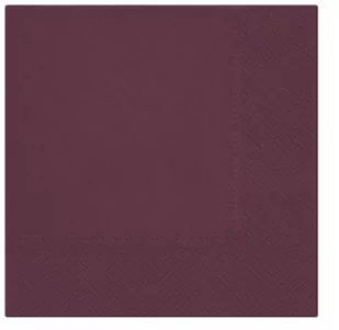 Serwetki "Classic" bordowe PAW 33 cm 20 szt PWSDL111323 - Dekoracje i nakrycia stołu na imprezę - miniaturka - grafika 1