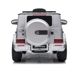 Mercedes G63 AMG Srebrny Lakier /bbh0003 - Pojazdy elektryczne dla dzieci - miniaturka - grafika 6