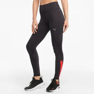 Spodnie sportowe damskie - Puma Run Favorite Reg Rise Full Tight, Czarny - grafika 1