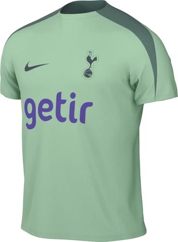 Nike Tottenham Hotspur Shirt Thfc M Nk Df Strk Ss Top K3R, Emalia Green/Bicoastal/Faded Spruce, FQ2614-380, M
