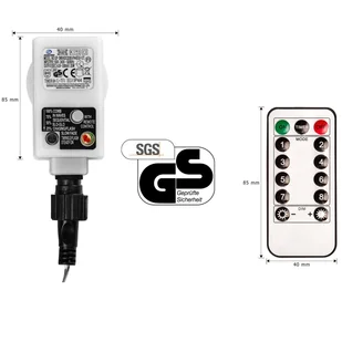 KURTYNA ŚWIETLNA ZWISAJĄCE LAMPKI SOPLE 3x3M 300 DIOD - Oświetlenie świąteczne - miniaturka - grafika 17